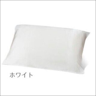 シルク枕カバー　片面タイプ　ホワイト(シーツ/カバー)