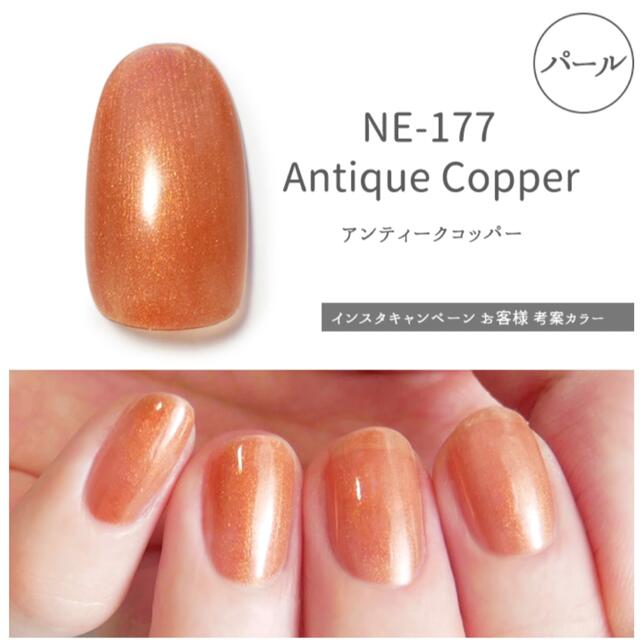 HOMEI(ホメイ)のHOMEI ウィークリージェル NE-177 Antique Copper コスメ/美容のネイル(カラージェル)の商品写真