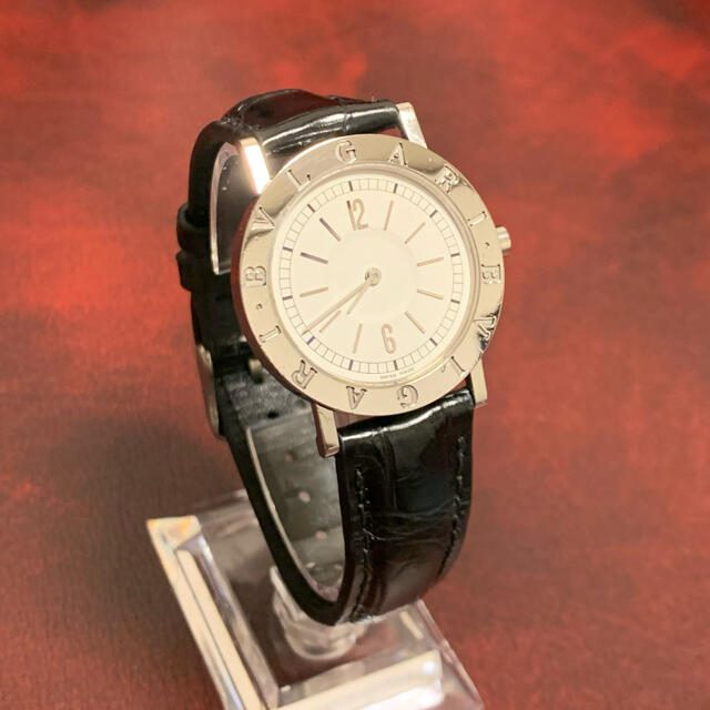 希少文字盤　定価25万円　BVLGARI ブルガリ　クォーツ　メンズ　腕時計