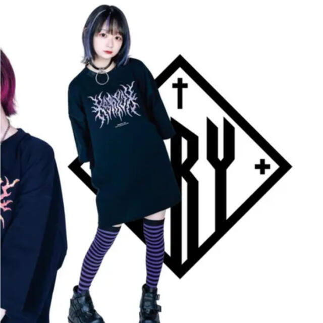 REFLEM(レフレム)のKRY 「KOTOBAEHON high」 黒パープル　新品未開封 メンズのトップス(Tシャツ/カットソー(半袖/袖なし))の商品写真