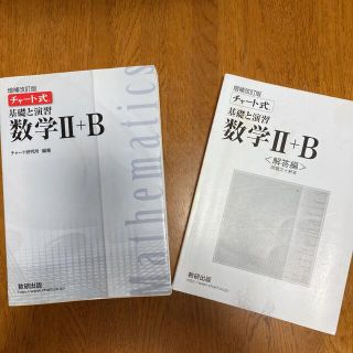 チャート式基礎と演習 数学Ⅱ ＋B 高校(語学/参考書)