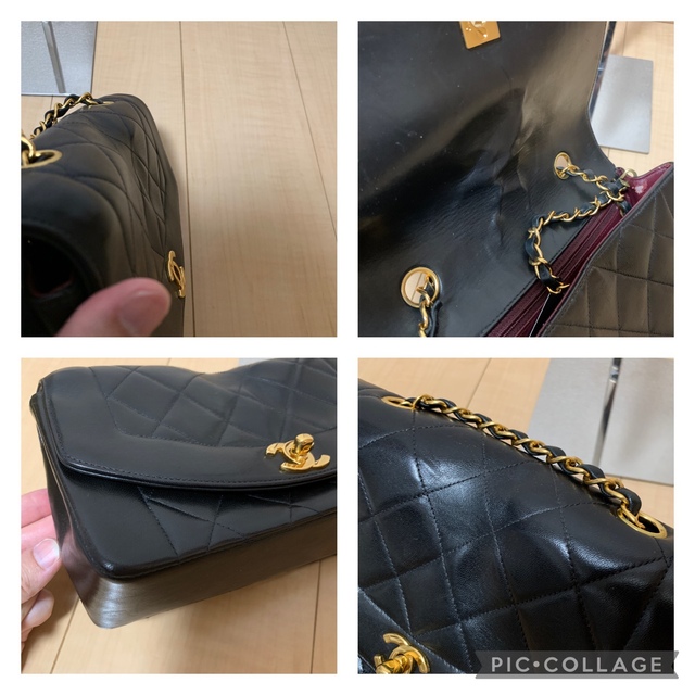 CHANEL(シャネル)のCHANEL シャネル  ダイアナ　ラムスキン　チェーンショルダーバッグ レディースのバッグ(ショルダーバッグ)の商品写真