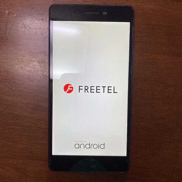 FREETEL(フリーテル)の雷神　スマートフォン　FREETEL 黒 スマホ/家電/カメラのスマートフォン/携帯電話(スマートフォン本体)の商品写真