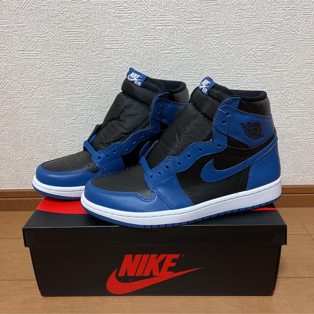 25.5cm AIR JORDAN 1 HI Dark Marina Blue