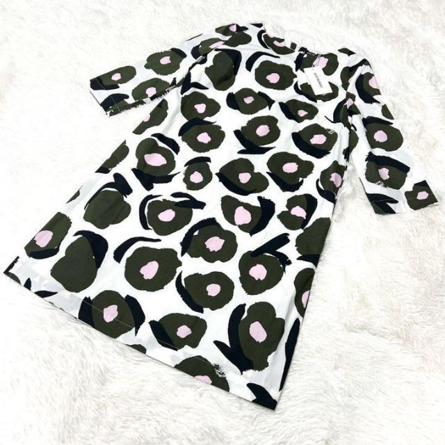 だきます marimekko - marimekko UNELMA ISO VIKURI 7分丈ワンピース