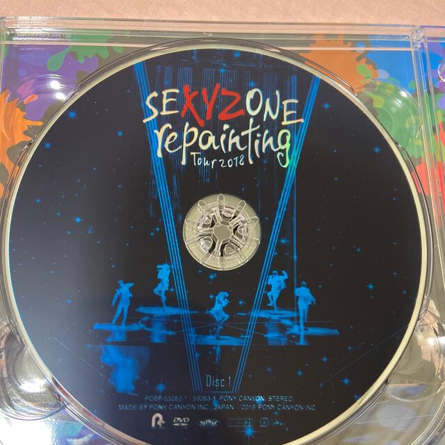 Sexy Zone(セクシー ゾーン)のSEXY　ZONE　repainting　Tour　2018（DVD初回限定盤） エンタメ/ホビーのDVD/ブルーレイ(ミュージック)の商品写真