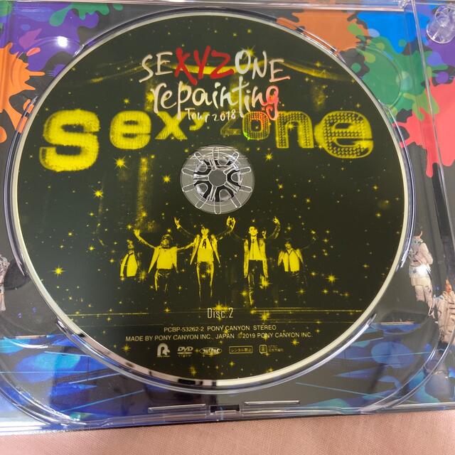 Sexy Zone(セクシー ゾーン)のSEXY　ZONE　repainting　Tour　2018（DVD初回限定盤） エンタメ/ホビーのDVD/ブルーレイ(ミュージック)の商品写真