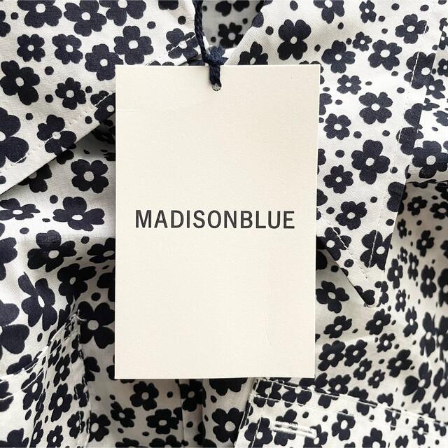 MADISONBLUE(マディソンブルー)の【新品】MADISONBLUE マディソンブルー 花柄ハンプトンシャツワンピース レディースのワンピース(ロングワンピース/マキシワンピース)の商品写真