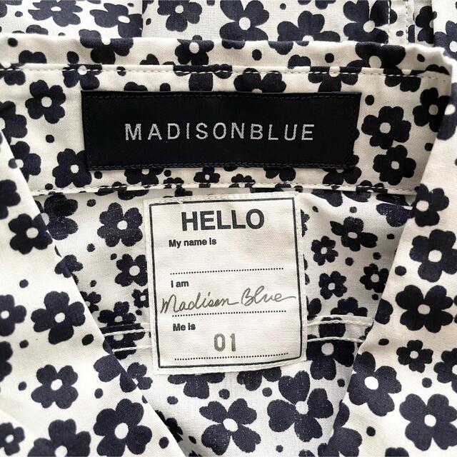 MADISONBLUE(マディソンブルー)の【新品】MADISONBLUE マディソンブルー 花柄ハンプトンシャツワンピース レディースのワンピース(ロングワンピース/マキシワンピース)の商品写真