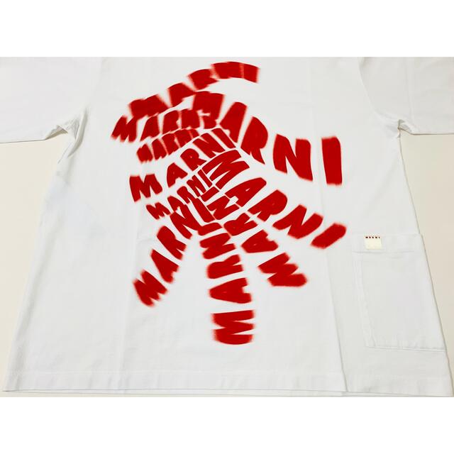 新品《 MARNI マルニ 》ロゴ プリント オーバーサイズ Tシャツ 46 2