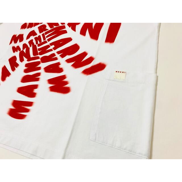 新品《 MARNI マルニ 》ロゴ プリント オーバーサイズ Tシャツ 46 