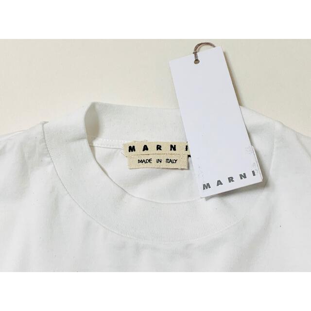 新品《 MARNI マルニ 》ロゴ プリント オーバーサイズ Tシャツ 46 5