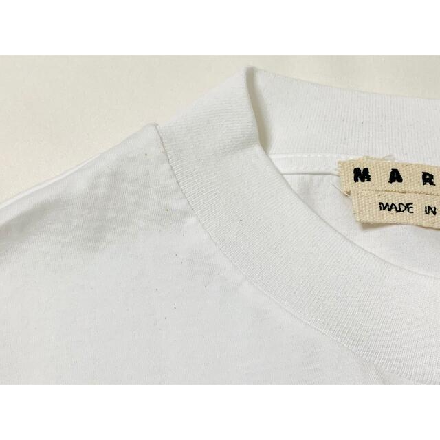 新品《 MARNI マルニ 》ロゴ プリント オーバーサイズ Tシャツ 46 8