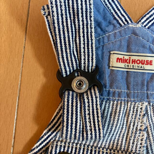 mikihouse(ミキハウス)の子供服　キッズ服　オーバーオール　ミキハウス キッズ/ベビー/マタニティのベビー服(~85cm)(ロンパース)の商品写真