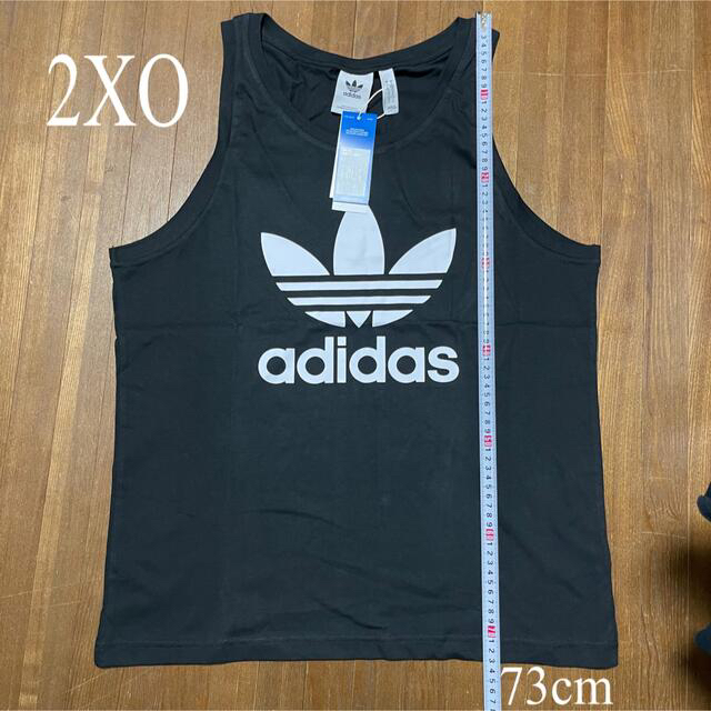 adidas(アディダス)のadidasビッグロゴ未使用品タンクトップ(2XO) メンズのトップス(タンクトップ)の商品写真