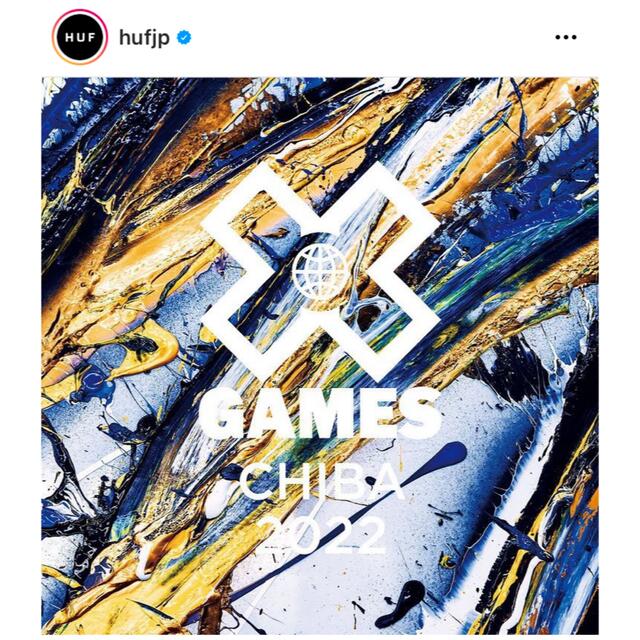 【即完売】HUF ×『X Games Chiba 2022』開催記念Tシャツ