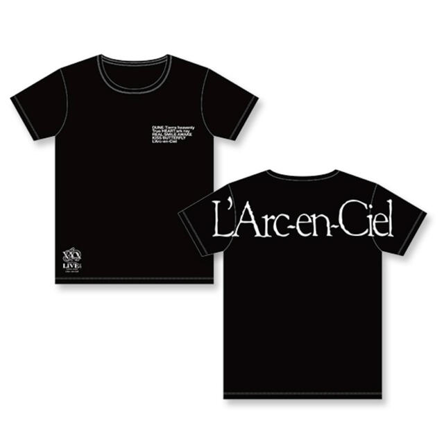 L'Arc-en-Ciel   BIG 旧ロゴTシャツ　黒