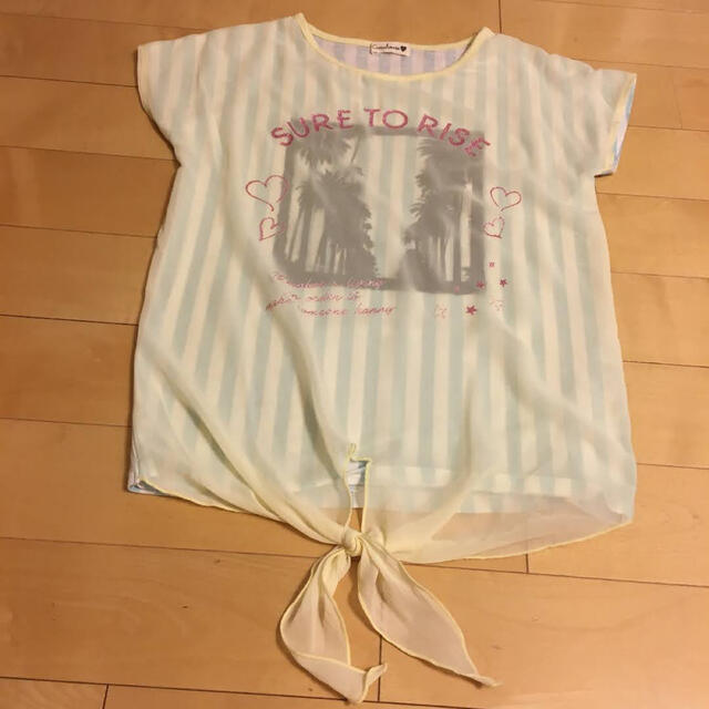 しまむら(シマムラ)のしまむら　カットソー　160 キッズ/ベビー/マタニティのキッズ服女の子用(90cm~)(Tシャツ/カットソー)の商品写真