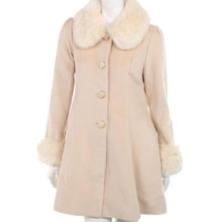ワンウェイ oneway ファー コート Aライン ホワイト アウター 新品