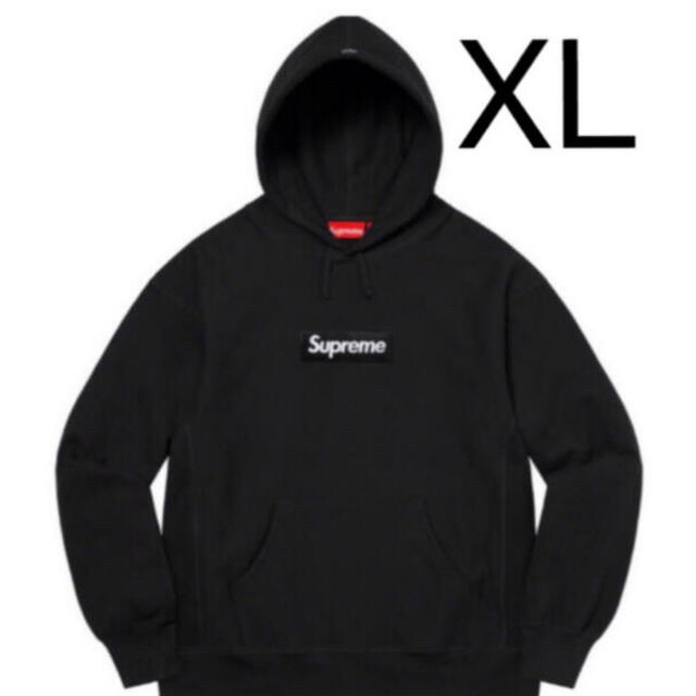 Supreme Box Logo Hooded Sweatshirt Black