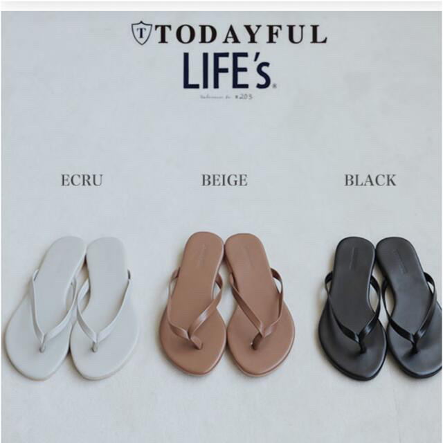 TODAYFUL(トゥデイフル)のtodayful エコレザー サンダル レディースの靴/シューズ(サンダル)の商品写真