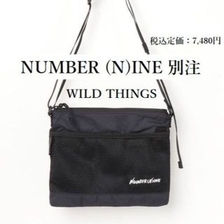 「【別注】NUMBER (N)INE × WILD THINGS サコッシュ 黒 」に ...