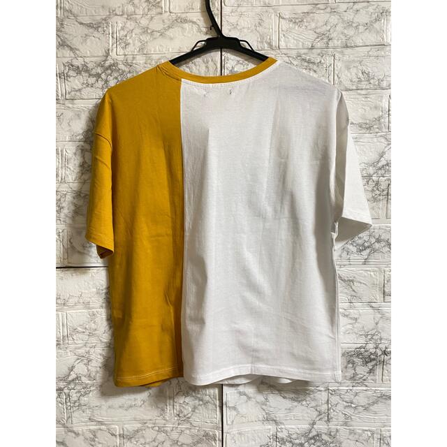 Bershka(ベルシュカ)のBershka アシンメトリー ドッキング Tシャツ ベルシュカ レディースのトップス(Tシャツ(半袖/袖なし))の商品写真