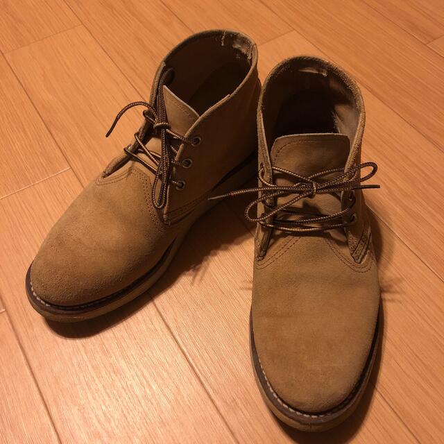 red wing レッドウィング 8 1/2 チャッカ スエード靴/シューズ