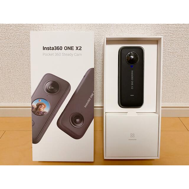 未使用】insta360 ONE X2 360度カメラ 付属品完備 - ビデオカメラ