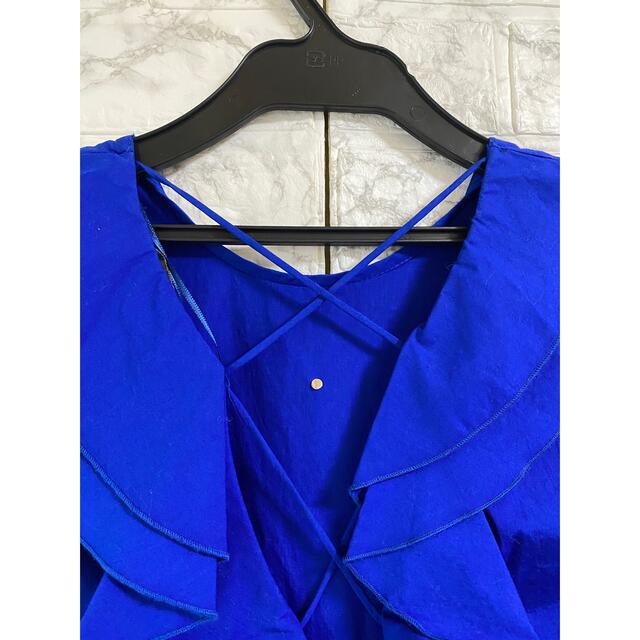 ZARA - ZARA パールディティールフリルブラウス ザラ タンク