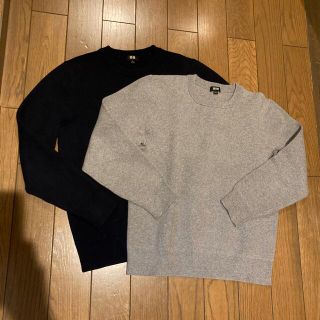 ユニクロ(UNIQLO)のユニクロ　ウォッシャブルストレッチミラノリブクルーネックセーター　S(ニット/セーター)