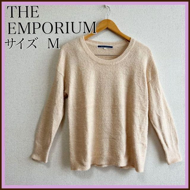 THE EMPORIUM(ジエンポリアム)の⭐️今の季節に⭐️THEEMPORIUM ジエンポリアム　薄手ニット　ピンク　春 レディースのトップス(ニット/セーター)の商品写真