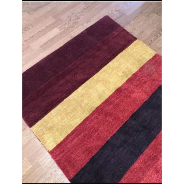 セール特価‼️】ウールギャべ手織り120×180cmセンターラグ新品未 セール特価‼️】ウールギャべ手織り120×180cmセンターラグ新品未