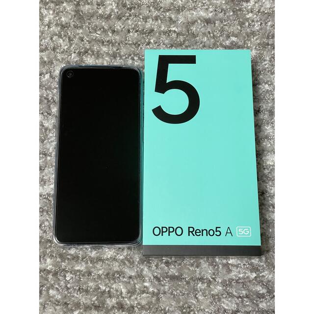 OPPO Reno5 A(eSIM)シルバーブラック ワイモバイル 超美品