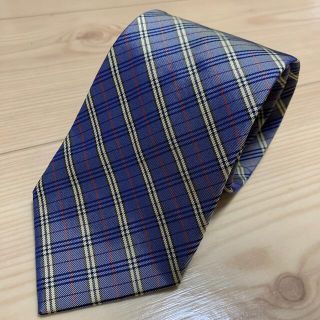 バーバリー(BURBERRY)のBURBERRY バーバリー 青系 ベージュ系 超美品(ネクタイ)