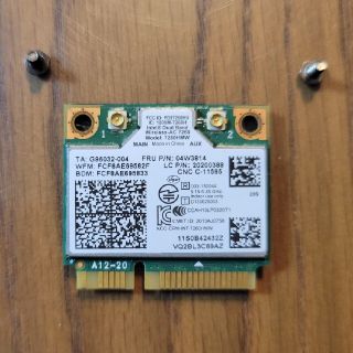 【中古品】intel wifiチップセット 7260HMW 動作確認済み(PCパーツ)