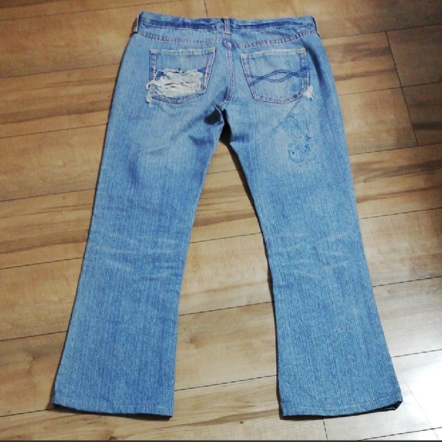 AbercrombieFitch アバクロ ダメージジーンズ サイズ 4Rの通販 by らぶゆーすてぃっち アバクロンビーフィッチ デニム 4R