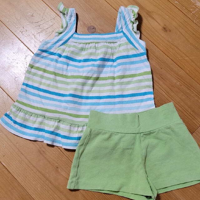 babyGAP(ベビーギャップ)の上下セット　80ー90 キッズ/ベビー/マタニティのベビー服(~85cm)(Ｔシャツ)の商品写真