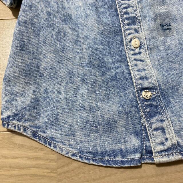 GAP Kids(ギャップキッズ)の新品　未使用　デニム　羽織 キッズ/ベビー/マタニティのキッズ服女の子用(90cm~)(ジャケット/上着)の商品写真