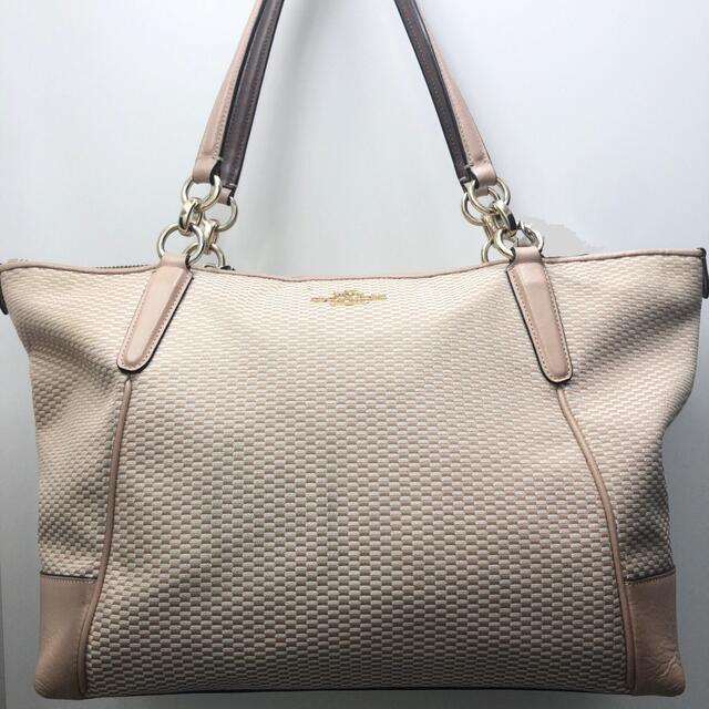 COACH コーチ トートバッグ ベージュ A4 人気の春夏 10440円 www