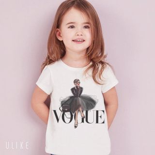 【新品】Vogue Tシャツ キッズ XSサイズ（80cm）(シャツ/カットソー)