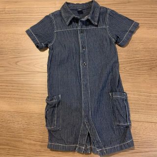 ベビーギャップ(babyGAP)のGAP デニムロンパース つなぎ(ロンパース)