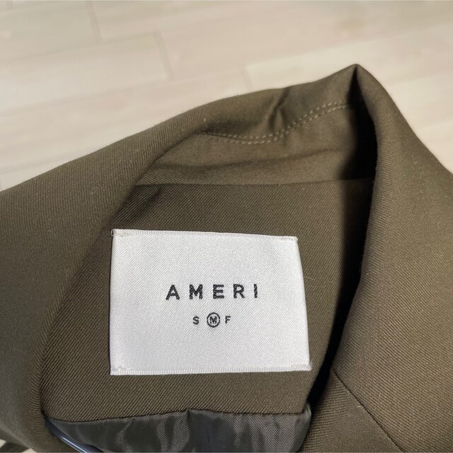 ameri TAILORED VEST SET ワンピース　カーキ