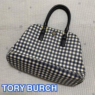 トリーバーチ(Tory Burch)のTORY BURCH トリーバーチ　ハンドバッグ　ギンガムチェック(ハンドバッグ)