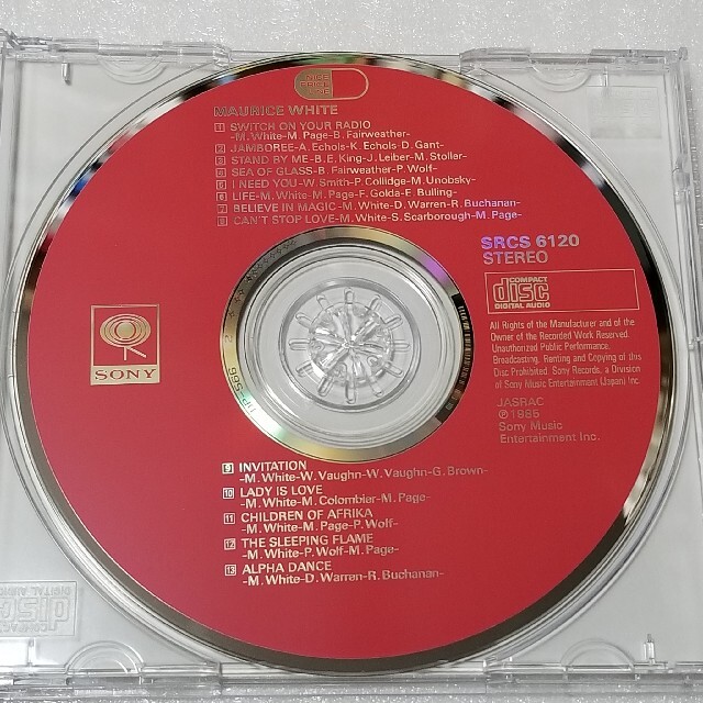 SONY(ソニー)のモーリス・ホワイト　スタンド・バイ・ミー エンタメ/ホビーのCD(ポップス/ロック(洋楽))の商品写真