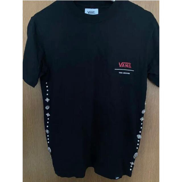 TOGA(トーガ)のTOGA × VANS トーガ バンズ コラボTシャツ ブラック Sサイズ レディースのトップス(Tシャツ(半袖/袖なし))の商品写真