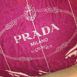 プラダ(PRADA)の《確認用》希少 PRADA ペイントカナパ ピンク バッグ miumiu(トートバッグ)