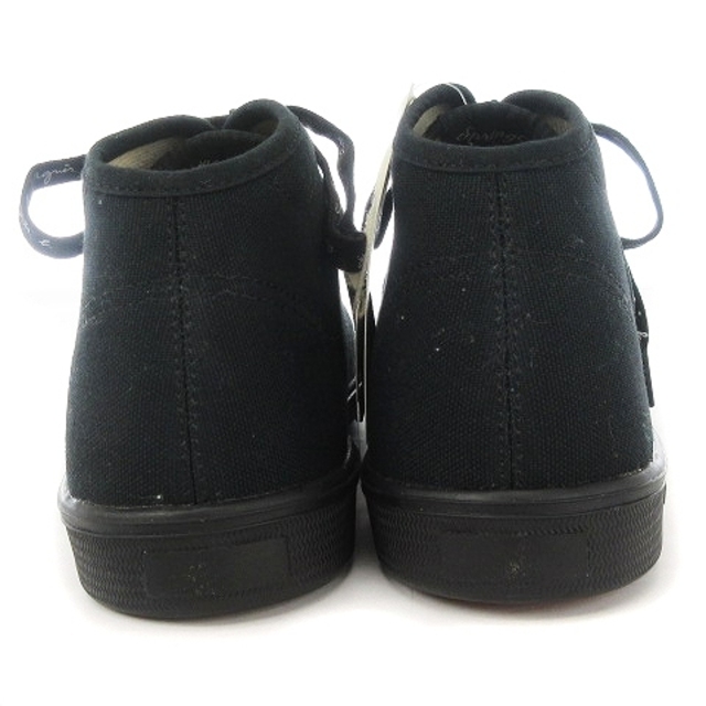 agnes b.(アニエスベー)のアニエスベー × SPRING COURT ミッドカット スニーカー 黒 37 レディースの靴/シューズ(スニーカー)の商品写真