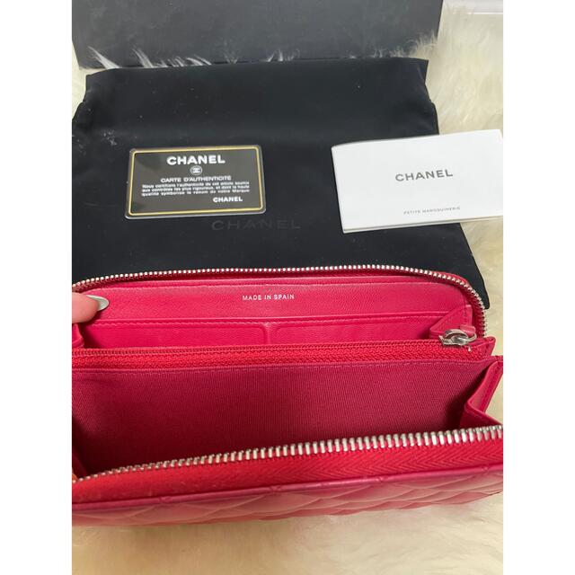 CHANEL ✨美品✨シャネル マトラッセ ラウンドファスナー 長財布
