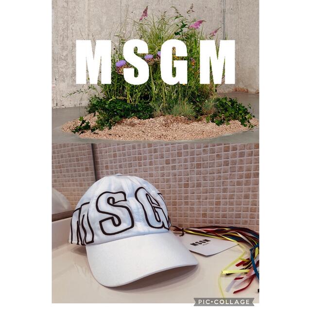 MSGM(エムエスジイエム)の⭐️新品タグ付き⭐️エムエスジーエム キャップ ベースボールキャップ MSGM  レディースの帽子(キャップ)の商品写真